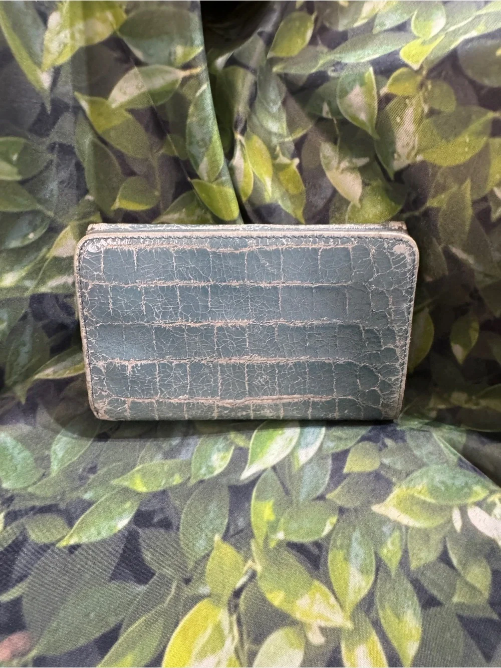 Miu Miu compact croc